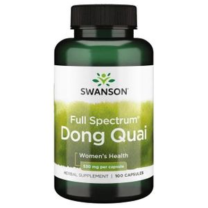 SWANSON DONG QUAI 530mg, 100 Capsules - Women's Health