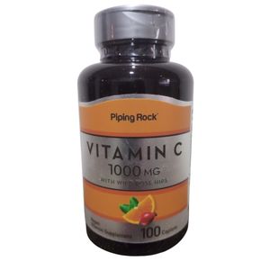 Home PIPING ROCK VITAMIN C 1000mg, 100 Caplets With Wild Rose Hips