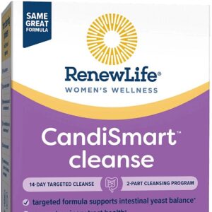 Home renewlife candismart cleanse intestinal yeast balance & urinary tract health